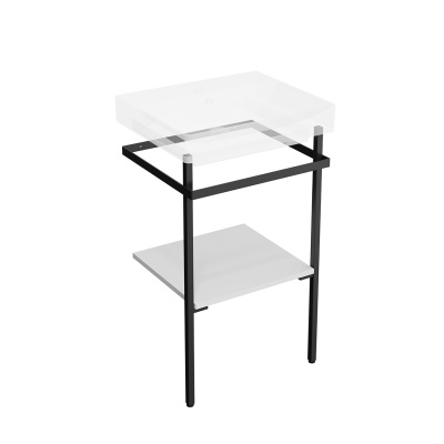 Структура металлическая PRO напольная 50, черная матовая Структура металлическая PRO напольная 50, черная матовая