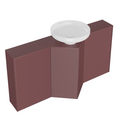 Тумба-модуль CARAVAN хранение без боковин, подвесная 45, push, марокканский гранатовый