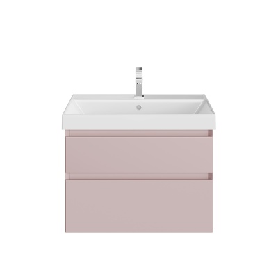 Тумба CUBO подвесная с ящиками 70, мальва матовая