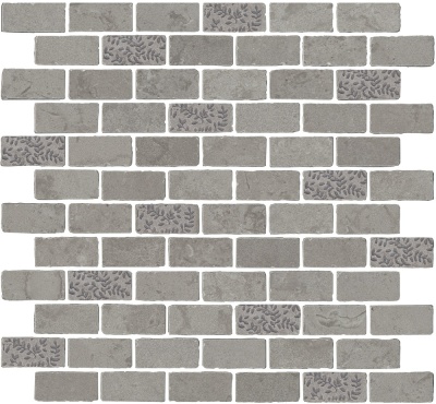 Декор Про Лаймстоун Антика 2 мозаичный серый матовый 32x30x0,9