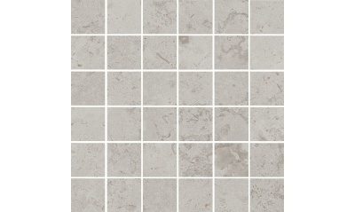 Декор Про Лаймстоун серый светлый матовый мозаичный 30x30x1,1