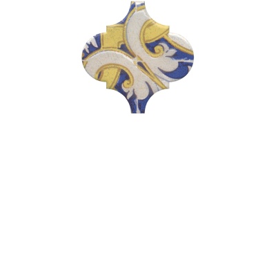 Декор Арабески Майолика орнамент глянцевый 6,5x6,5x0,7 Декор Арабески Майолика орнамент глянцевый 6,5x6,5x0,7