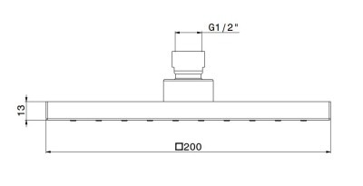 Душевая лейка FUTURA «тропический дождь», матовый черный Душевая лейка FUTURA «тропический дождь», матовый черный