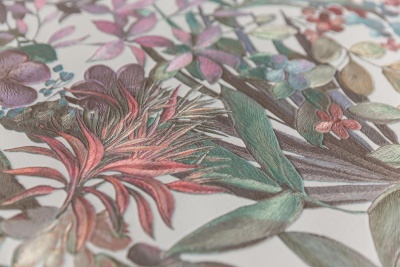 Обои виниловые Джангл мотив, светлый цветной Обои виниловые Джангл мотив, светлый цветной