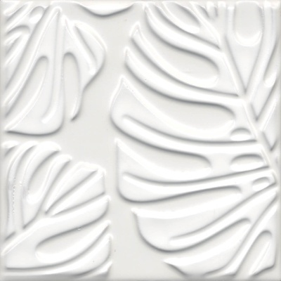 Декор Агдаль 2 белый матовый структура 15x15x0,9 Декор Агдаль 2 белый матовый структура 15x15x0,9