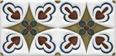 Декор Клемансо орнамент матовый 7,4x15x0,69