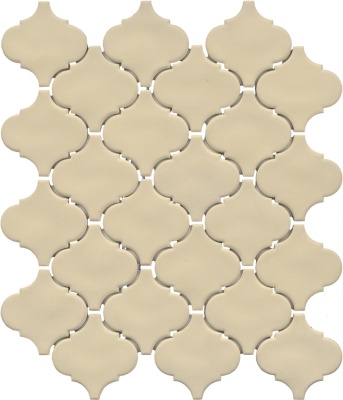 Арабески Марокко жёлтый светлый матовый 26x30x0,7