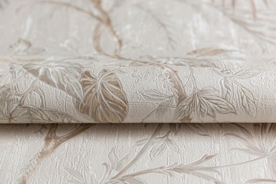 Обои виниловые Оранжерея мотив, бежевый