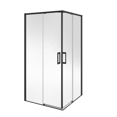 Душевой уголок LINDO, раздвижной с функцией soft close, квадратный, 100х100х195, хром Душевой уголок LINDO, раздвижной с функцией soft close, квадратный, 100х100х195, хром