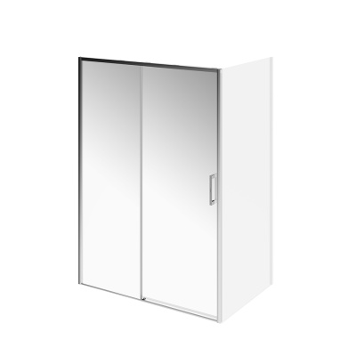 Душевая дверь LINDO, раздвижная  с функцией soft close, 140х195, хром