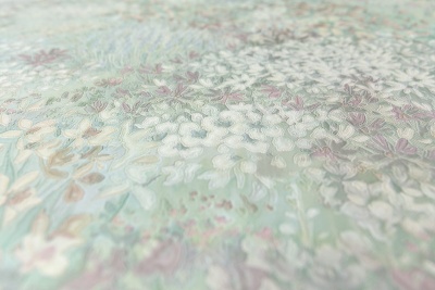 Обои виниловые на флизелиновой основе Апрель мотив 2, зелёный Обои виниловые на флизелиновой основе Апрель мотив 2, зелёный