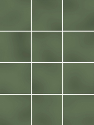 Бахия зелёный глянцевый 29,8х39,8x0,7 из 12 частей 9,8x9,8