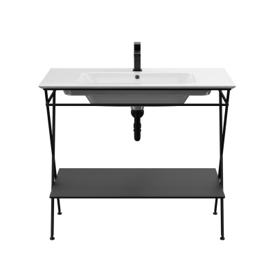 Металлическая структура PIANO Next напольная 95, черная матовая Металлическая структура PIANO Next напольная 95, черная матовая