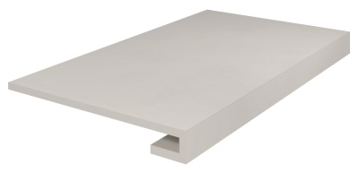 Ступень Онда серый светлый натуральный обрезной 33x60x1,1