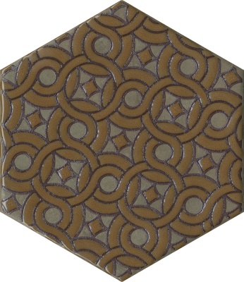 Декор Гроссето коричневый 20x23,1x0,7