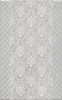 Декор Мотиво серый светлый глянцевый 25x40x0,8 Декор Мотиво серый светлый глянцевый 25x40x0,8