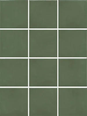Бахия зелёный глянцевый 29,8х39,8x0,7 из 12 частей 9,8x9,8