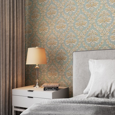 Обои виниловые Палаццо мотив, зеленый Обои виниловые Палаццо мотив, зеленый