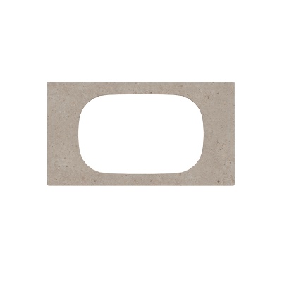 Столешница MAGICA Риккарди 90 см, бежевая матовая (без отв. под смеситель)