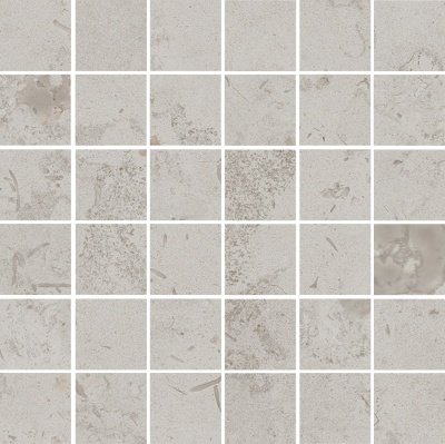 Декор Про Лаймстоун серый светлый матовый мозаичный 30x30x1,1