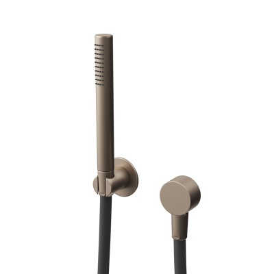 Ручной душ OLE с держателем для лейки и шлангом без выхода для подачи воды, золотой атласный Ручной душ OLE с держателем для лейки и шлангом без выхода для подачи воды, золотой атласный