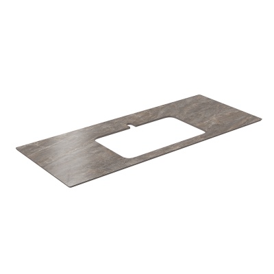 Столешница из керамогранита Парнас 120, коричневая (спец. изделие декоративное)