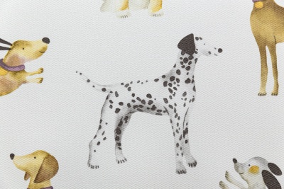 Обои виниловые на флизелиновой основе Уик-энд мотив, серый собачки Обои виниловые на флизелиновой основе Уик-энд мотив, серый собачки