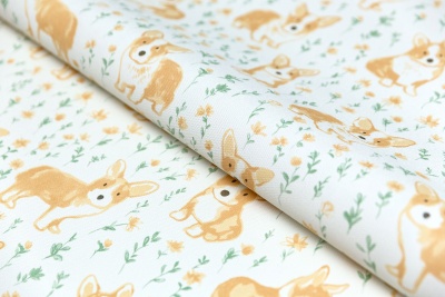 Обои виниловые на флизелиновой основе Уик-энд мотив, жёлто-зелёный корги Обои виниловые на флизелиновой основе Уик-энд мотив, жёлто-зелёный корги